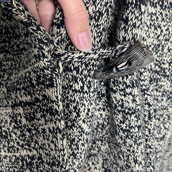 RALPH LAUREN JEANS COMPANY Black and cream knit sweater Cardigan size XL - Picture 7 of 13